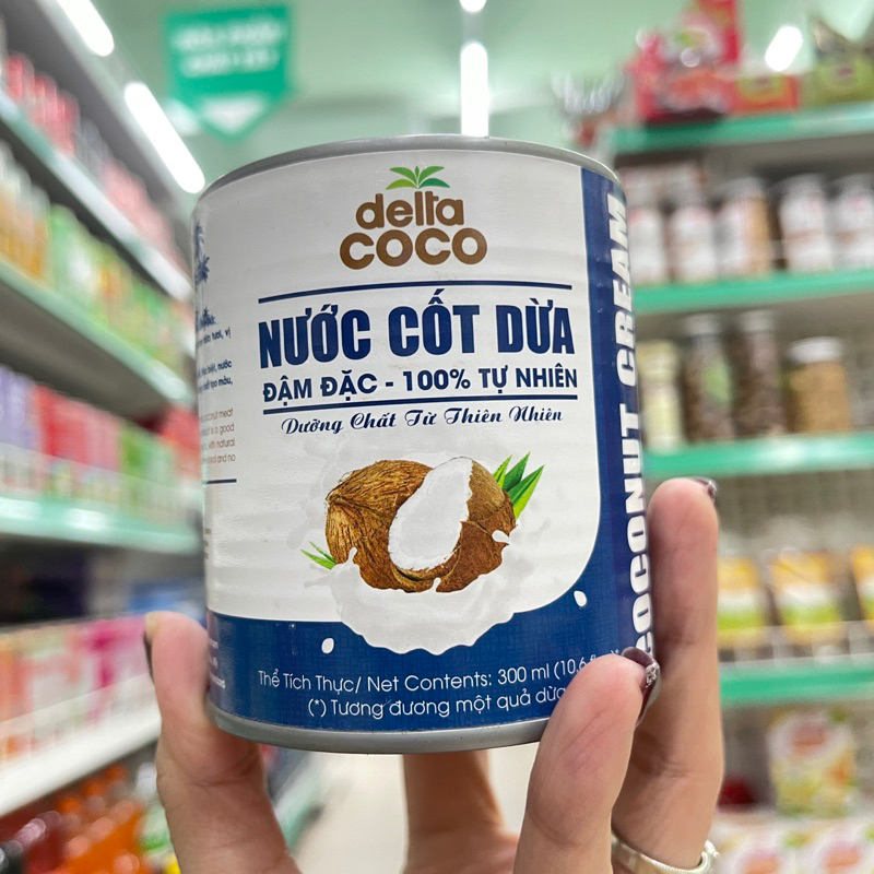Nước cốt dừa WONDERFARM, DELTACOCO, THAI COCO đậm đặc 100% tự nhiên nấu ...