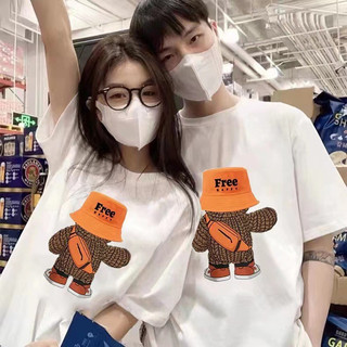 Áo cặp nam nữ, áo đôi in hình gấu mẫu đáng yêu (GIÁ 1 ÁO) chất cotton mềm mịn thoáng mát thấm hút