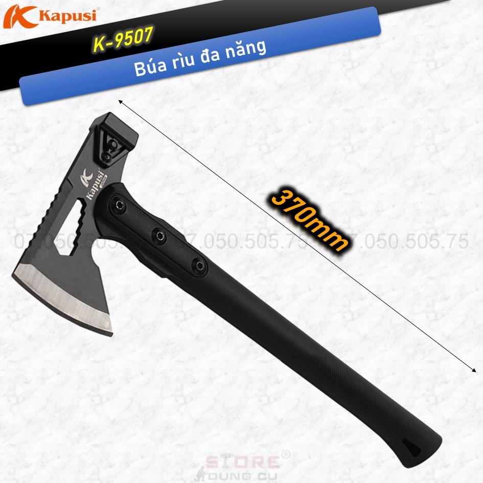 Búa rìu đa năng cao cấp Kapusi K-9507 , Rìu đen cao cấp Kapusi Japan ...
