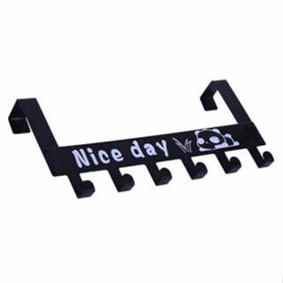 Móc treo quần áo Nice Day sau cửa màu đen treo quần áo chống gỉ, trang trí, decor nhà cửa siêu đẹp.