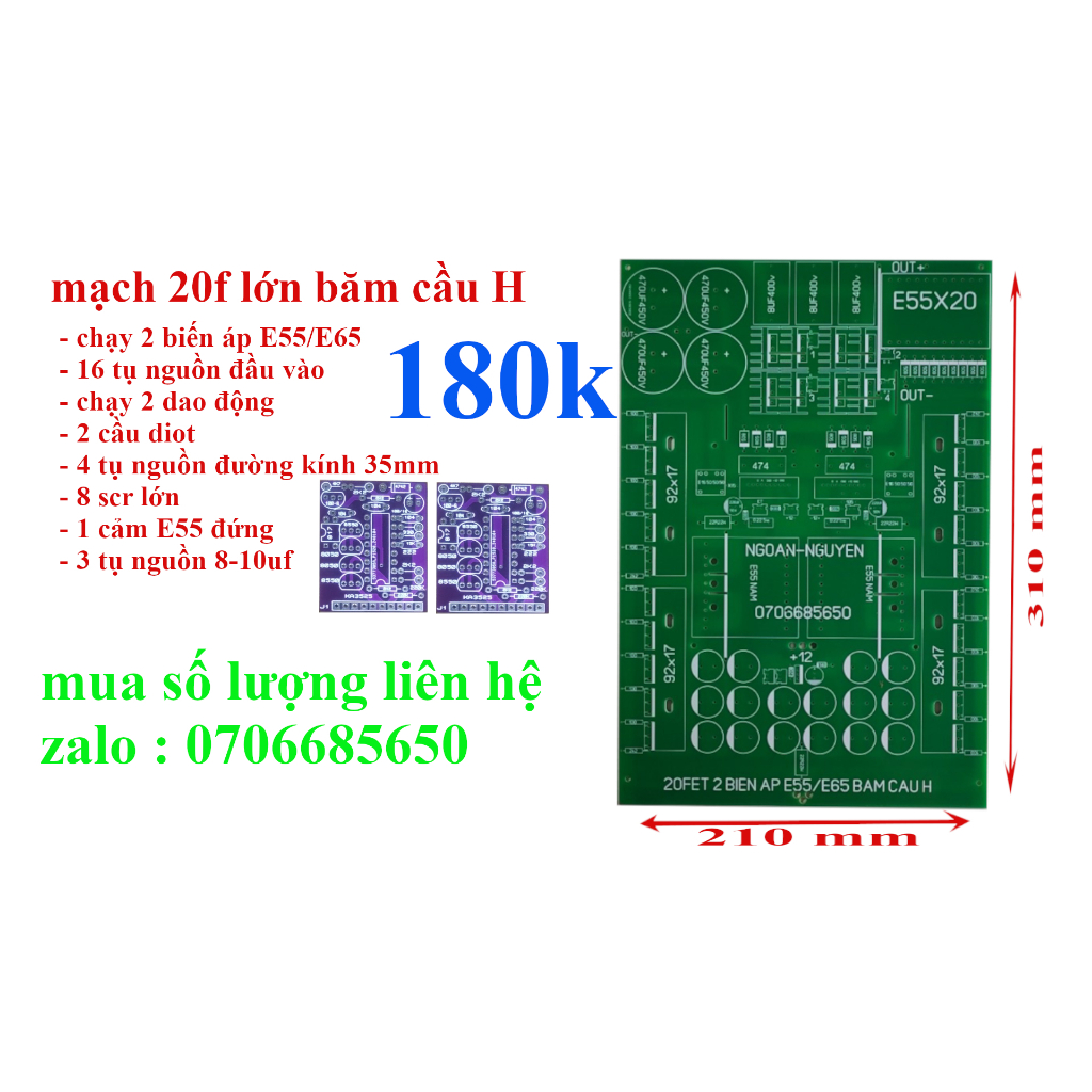 PCB MẠCH 20F LỚN BĂM CẦU H | Shopee Việt Nam