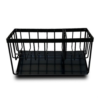 Kệ khay hứng nước nghiêng đựng đồ rửa chén bát chia ngăn kèm miếng dán tường tiện lợi cho gia đình.