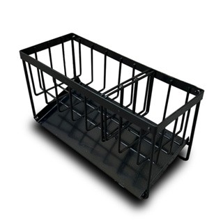 Kệ khay hứng nước nghiêng đựng đồ rửa chén bát chia ngăn kèm miếng dán tường tiện lợi cho gia đình.