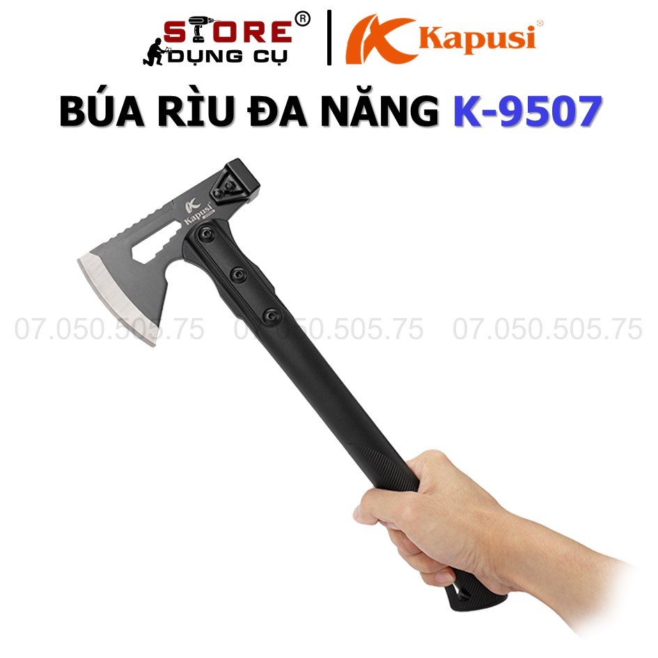 Búa rìu đa năng cao cấp Kapusi K-9507 , Rìu đen cao cấp Kapusi Japan ...