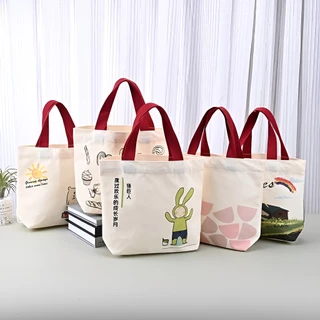 Túi tote vải canvas túi đeo chéo vai đi học đi chơi, có ngăn khóa kéo bên trong thời trang đựng vừa laptop 7K STORE TX29