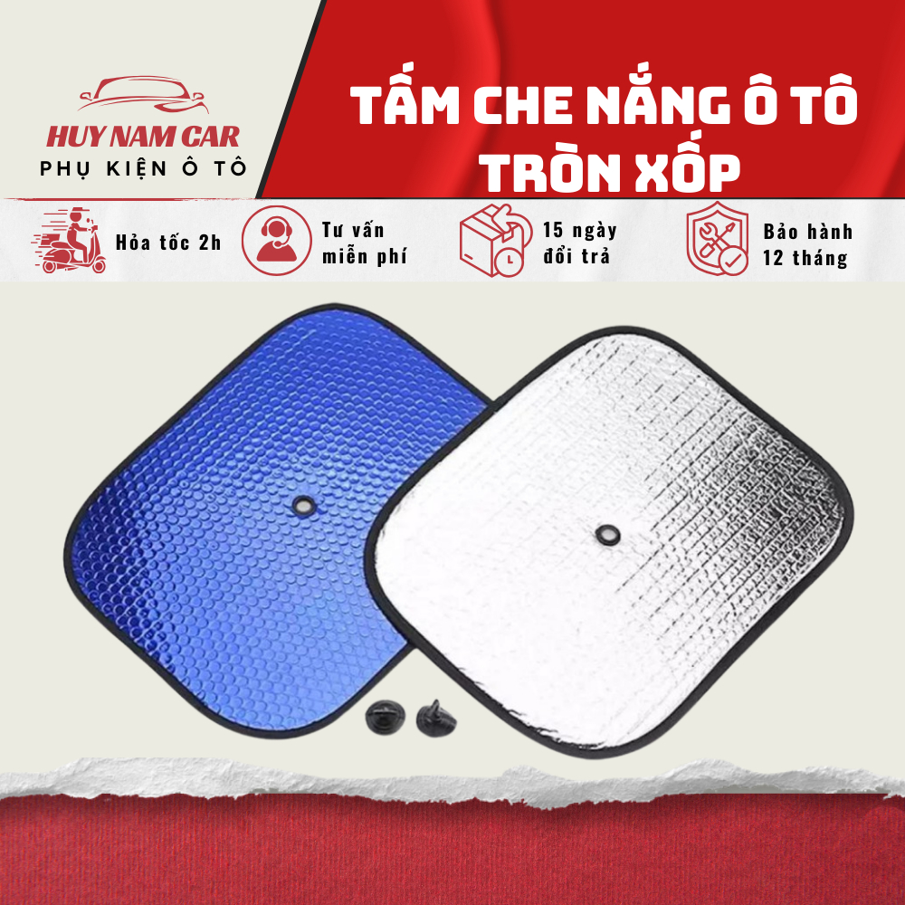 Tấm Che Nắng Kính Xe Ô Tô, Tấm Chắn Nắng Ô Tô Tráng Bạc Dày Dặn Chống ...