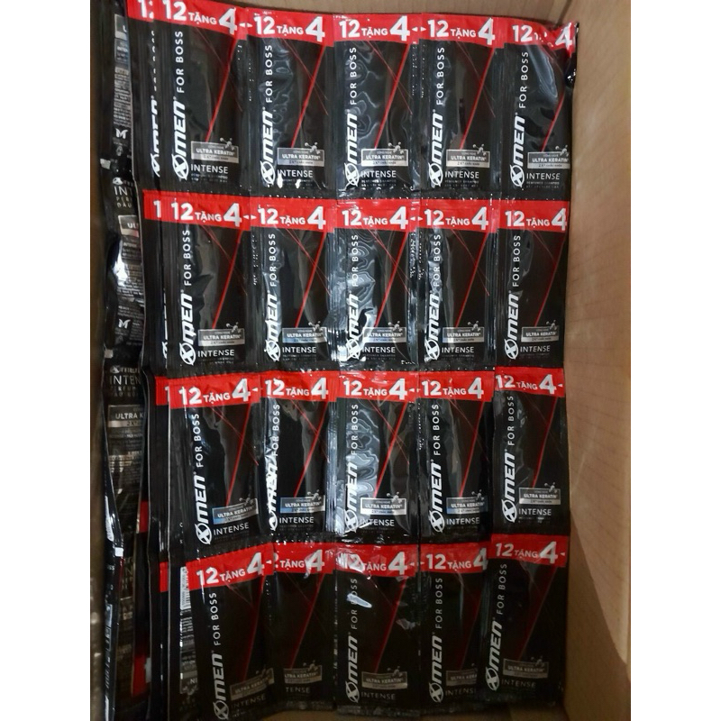 Dây dầu gội 16 gói / 12gói X men for boss 5g dây x-men for bởi xen