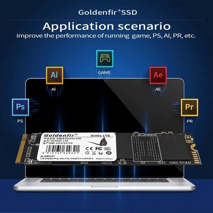 M2 SSD M.2 NVMe 128GB 256GB 512GB 1TB Goldenfir PCIe Gen3.0
