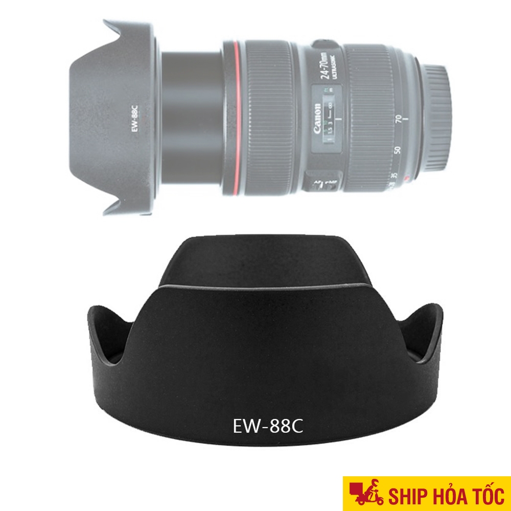 Lens hood Canon EW88C cho Ống kính Canon EF 2470mm f/2.8L II USM Loa che nắng EW 88C Shopee
