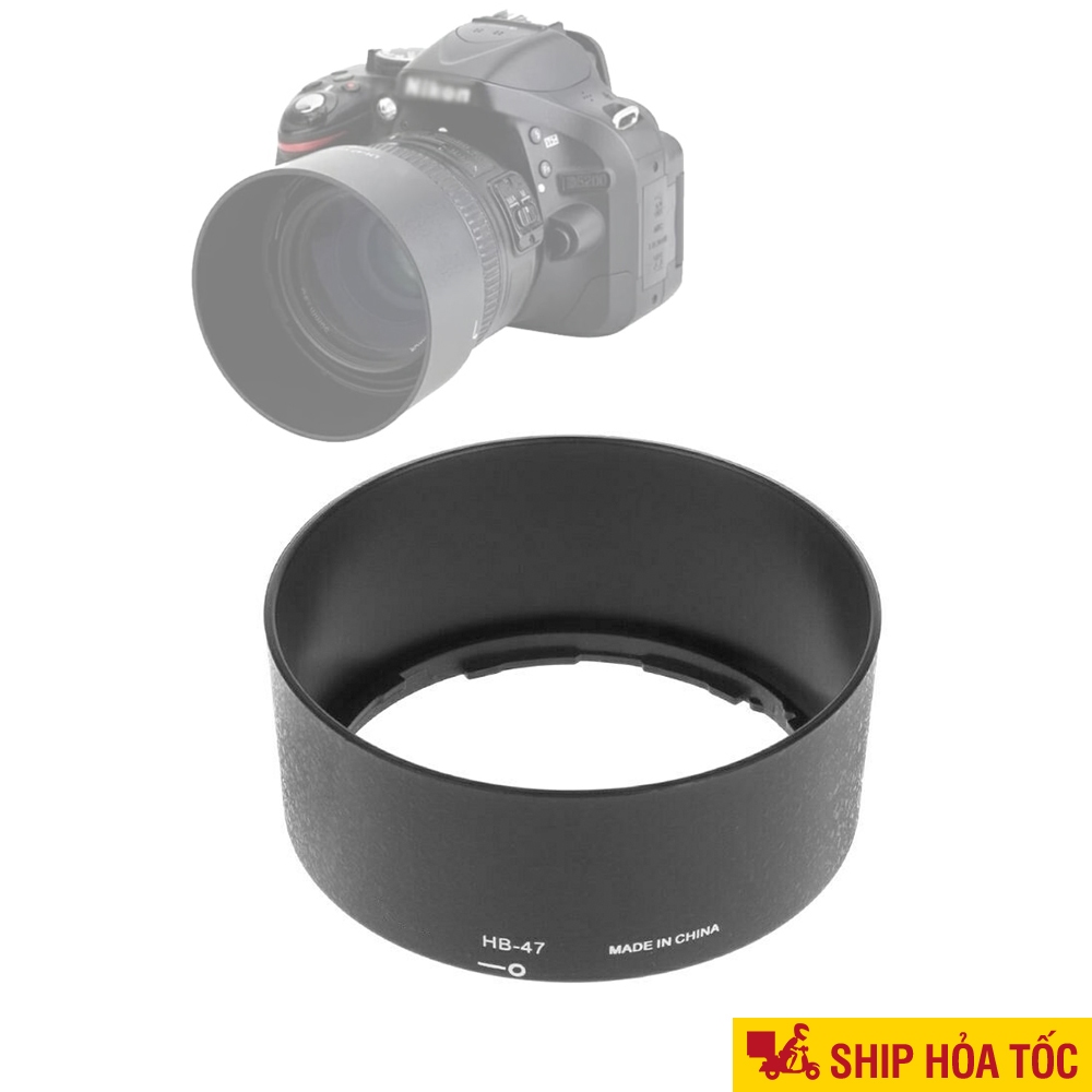 Nikon D7500 Camera HB-47 Lens Hood For Nikon 50mm