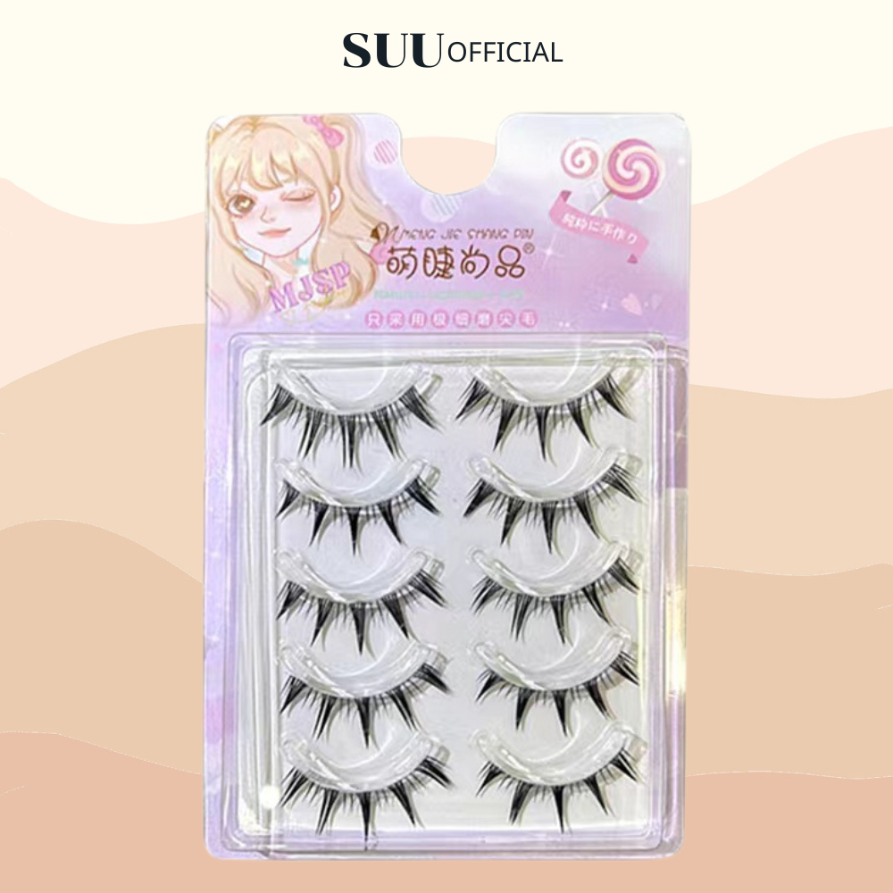 Lông Mi Giả 3D MJSP Set 5 Cặp Phong Cách Công Chúa Anime Dài Và Dày Phù ...