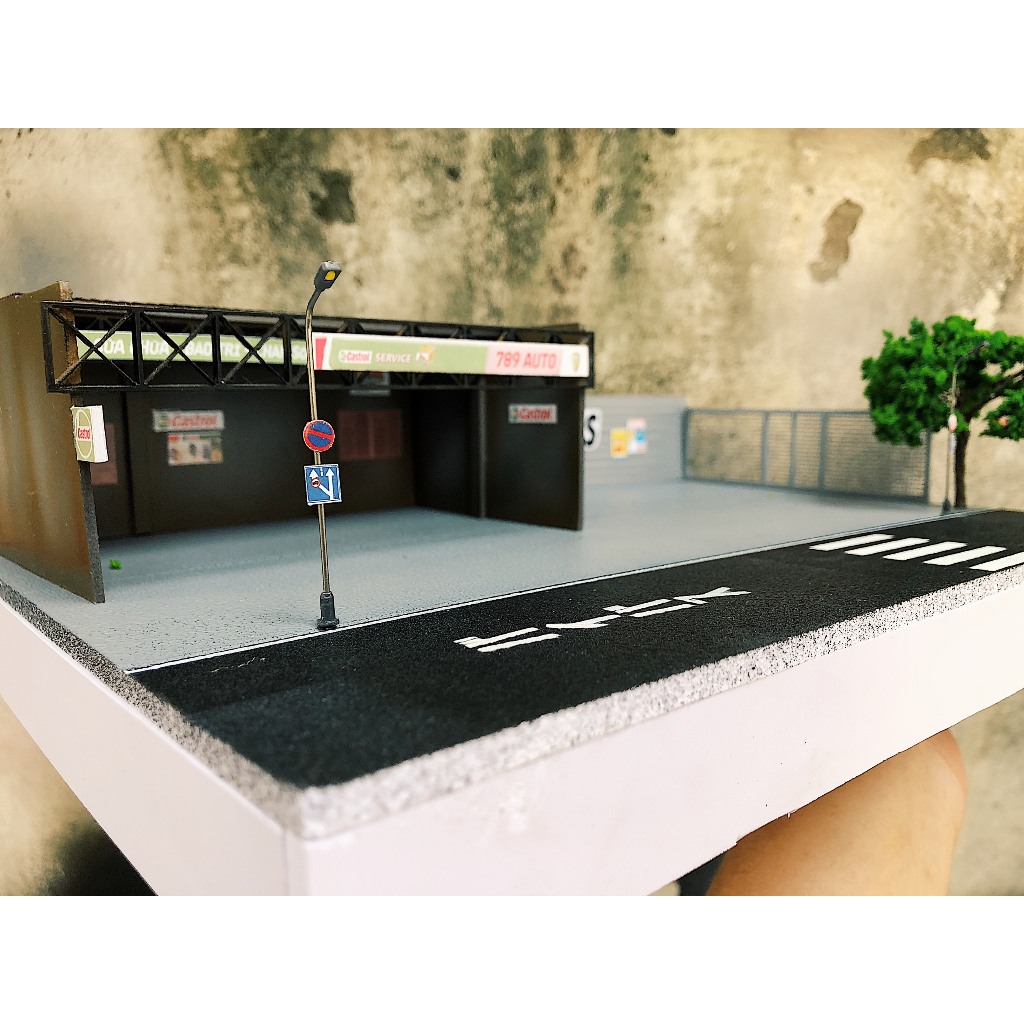 Bộ sa bàn cho mô hình xe 1/64 789 Garage