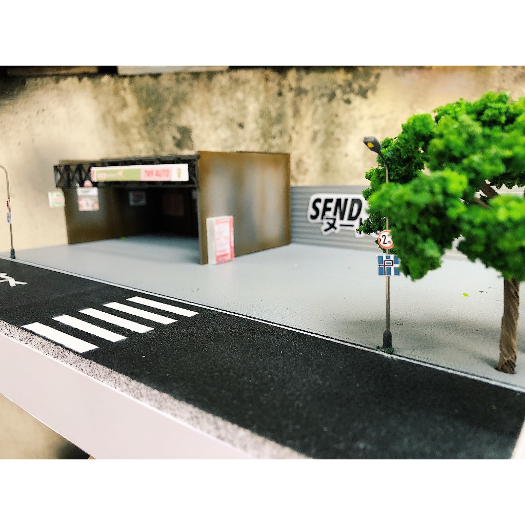 Bộ sa bàn cho mô hình xe 1/64 789 Garage