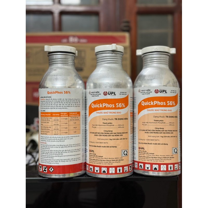 THUỐC XÔNG HƠI KHỬ TRÙNG KHO, DIỆT MỌT - QUICKPHOS 56% NHẬP KHẨU ẤN ĐỘ ...
