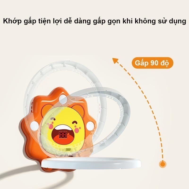 Đồ Chơi Bóng Rổ Hình Sư Tử Cho Bé Có Tích Điểm Tự Động Hình Sư Tử Đáng Yêu Trò Chơi Thể Thao - Đồ Chơi Cho Bé PUKAPI