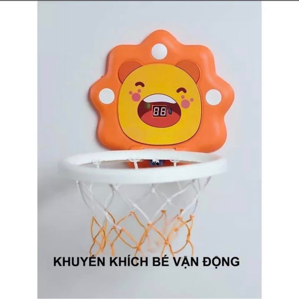 Đồ Chơi Bóng Rổ Hình Sư Tử Cho Bé Có Tích Điểm Tự Động Hình Sư Tử Đáng Yêu Trò Chơi Thể Thao - Đồ Chơi Cho Bé PUKAPI