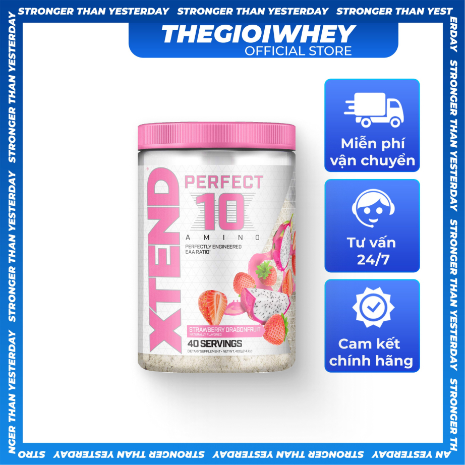 Xtend EAA PERFECT 10 AMINO, Bổ Sung Amino Acid, Hỗ Trợ Phục Hồi Cơ Bắp