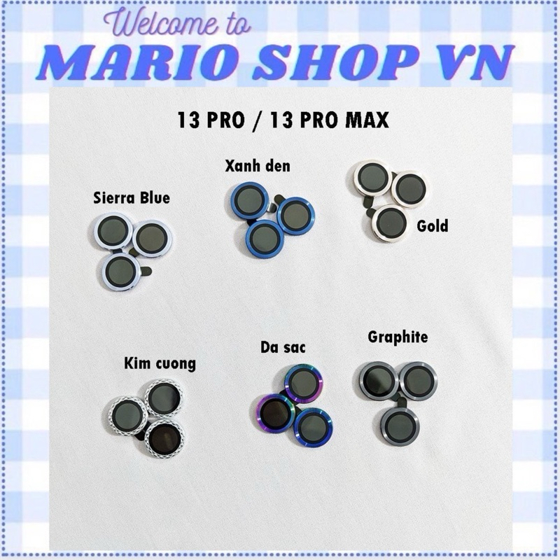 Dán bảo vệ từng mắt Camera iPhone 11 PRO MAX 12 PRO MAX 13 PRO MAX 14 16 PRO MAX 14 15 16 PLUS 15 PRO MAX