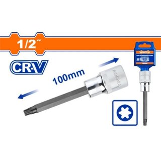 ĐỒ NGHỀ WADFOW Đầu tuýp 1/2" ra đầu vít lục giác  sao dài T25x100mm LCCx WSC5212