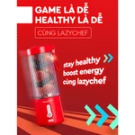 Máy Xay Sinh Tố Cầm Tay Không Dây Đa Năng Lazychef LC-01ST 3i﻿n1 450ml - Máy Xay Tích Điện, Xay Đá Bào, Xay Smoothii — ảnh 2