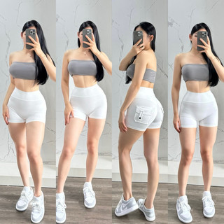 Quần Đùi Tập Thể Thao Box Short Onfit Quần Túi Hộp Mông Co Giãn 4 Chiều Cho Nữ Tập Gym Yoga Thể Thao QUS24003