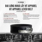 Đai Lưng Tập Gym Khóa Lẫy HT Apparel - HT Apparel Lever Belt Phiên bản PRO Hỗ Trợ Tập Luyện An Toàn Và Hiệu Quả — ảnh 3