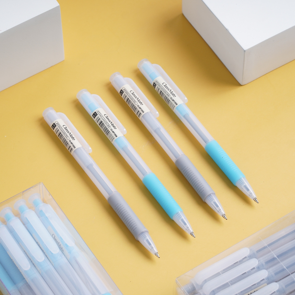 Hộp 12 Chiếc Bút Bi CLASSMATE Nét Bút 0.5mm Thanh, Mịn, Màu Mực Đều Và Đậm CL-BP105