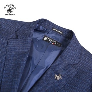 Beverly Hills Polo Club-Áo Blazer 2 Lớp Nam Slim Fit Navy Trơn - BZMSLS23V010