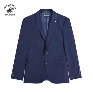 Beverly Hills Polo Club - Áo Blazer 2 Lớp Nam Slim Fit Navy Trơn - BZMSLS23V008