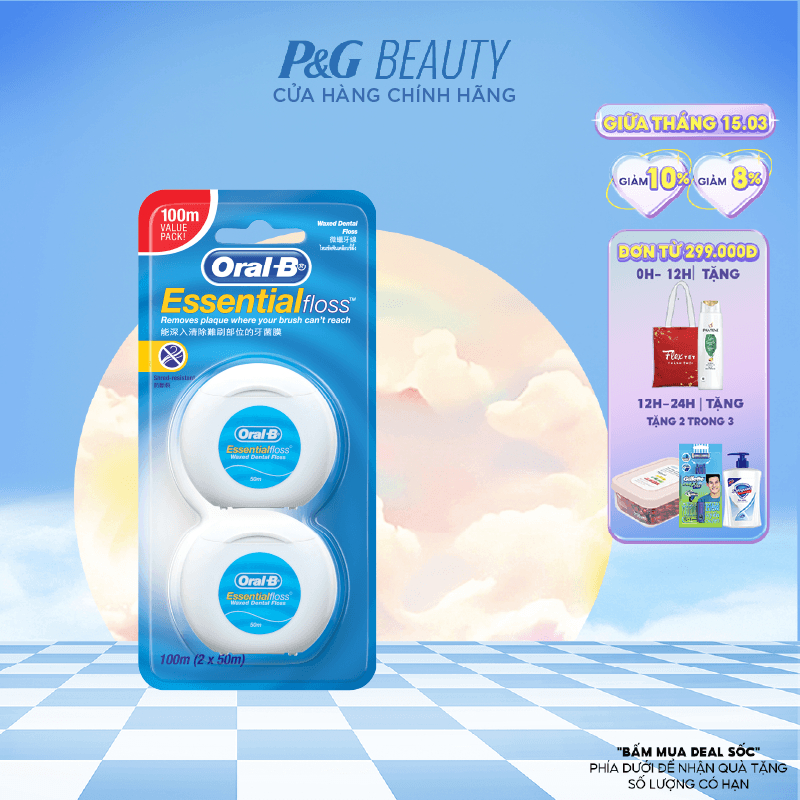 Ch Nha Khoa Oral B Essential Floss M Shopee Vi T Nam