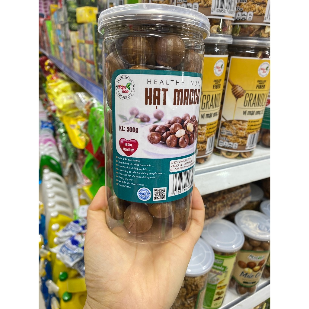 Hạt Macca ngon ngậy NĂM SAO FOOD Tây Nguyên 500g | Shopee Việt Nam