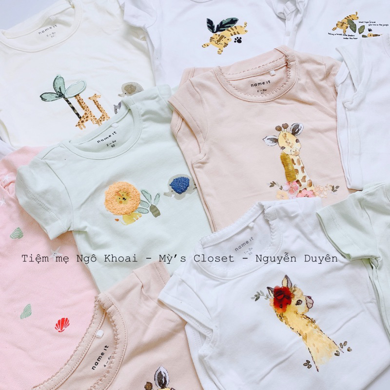[MD57] NAME.IT body suit ngắn tay cho bé yêu siêu phẩm
