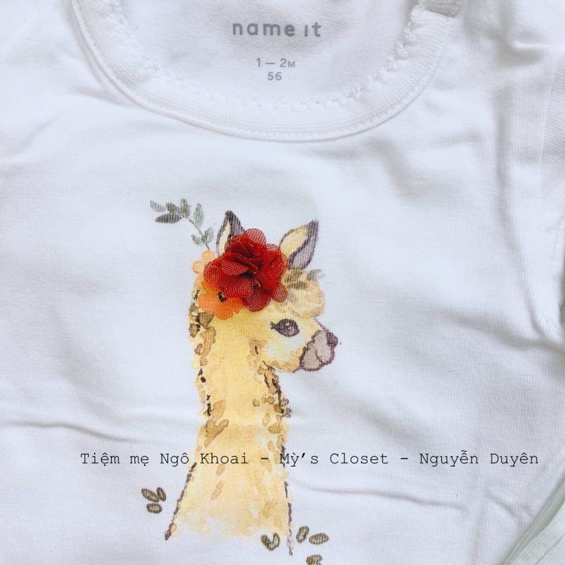 [MD57] NAME.IT body suit ngắn tay cho bé yêu siêu phẩm