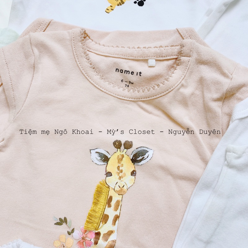 [MD57] NAME.IT body suit ngắn tay cho bé yêu siêu phẩm