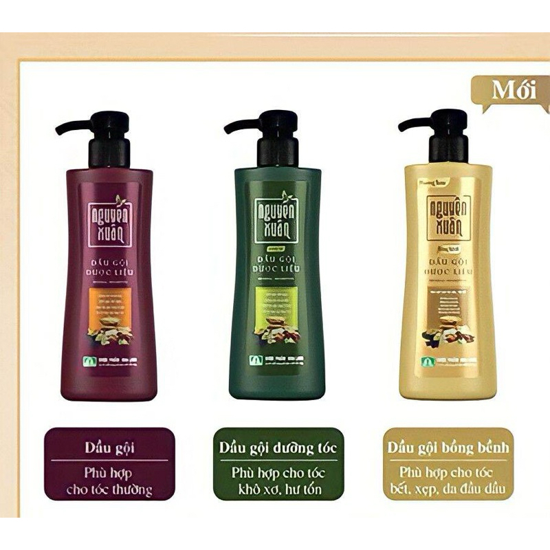 Dầu Gội Nguyên Xuân Thảo Dược Dưỡng Tóc Mềm Mượt 600ml