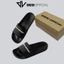 Dép lê quai ngang nam nữ slipper logo DWIN nổi trắng fullbox local brand 2.0 DE02A