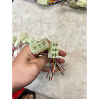 Combo 10 Giắc cắm đực cái 2,3,4,6 chân.