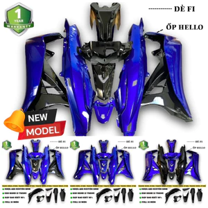 Dàn áo Sirius Xanh Dương GP phối Đen Ốp Sihello Dè Fi (Xem mô tả)
