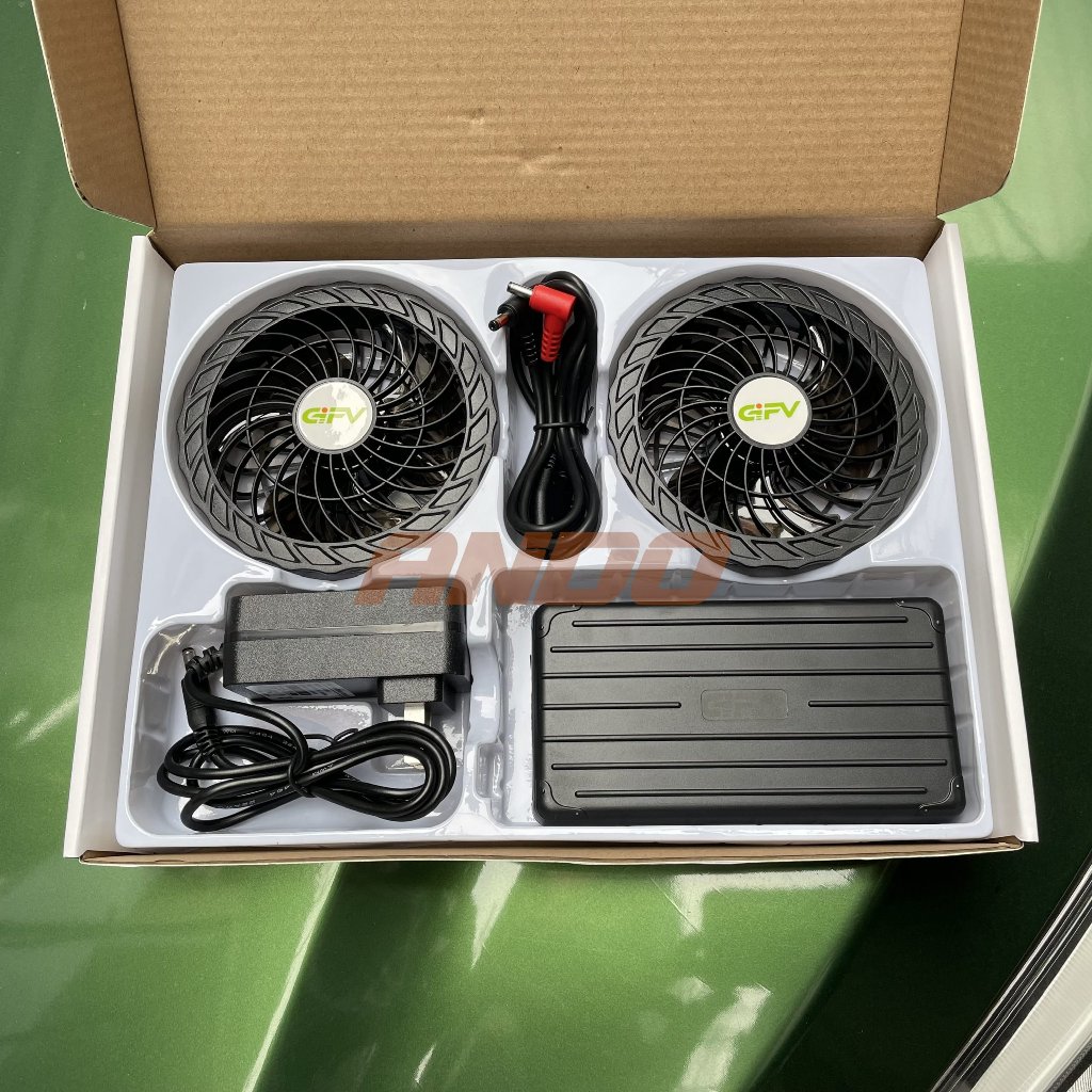Bộ pin quạt áo điều hòa thương hiệu GIFV cao cấp, dung lượng pin 30.000 ...