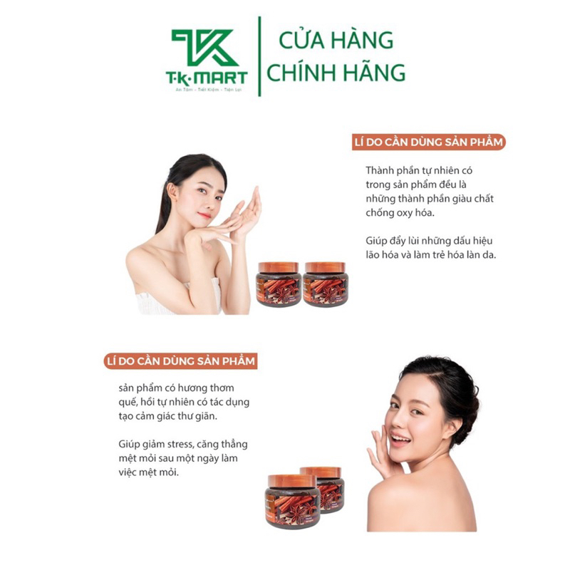 GIÁ SỈ TẨY DA CHẾT TOÀN THÂN EXCLUSIVE KOSMETIK QUẾ HỒI CAFE - EXCLUSIVE COSMETIC