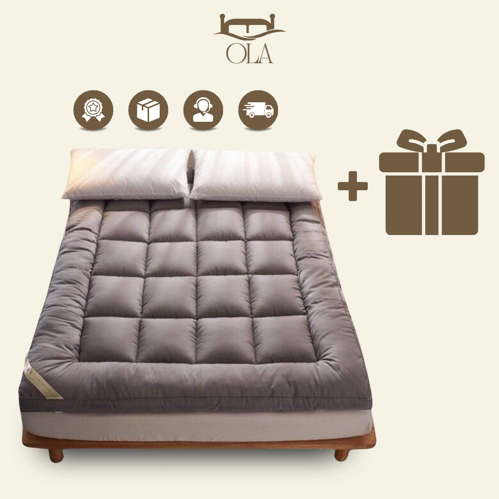 Nệm topper nhật, đệm topper bông tấm trải sàn tiện nghi kích thước ...