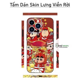 Tấm dán Skin Mặt sau - Ốp Lưng Mẫu Shin MS03 Dành cho 15 pro max,14 pro max,13 pro max,12 pro max- FukiShop