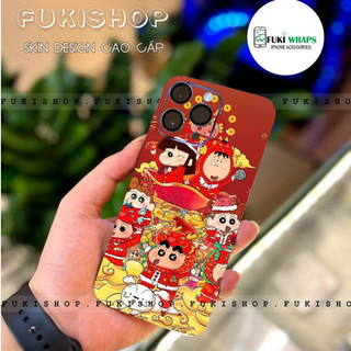 Tấm dán Skin Mặt sau - Ốp Lưng Mẫu Shin MS03 Dành cho 15 pro max,14 pro max,13 pro max,12 pro max- FukiShop