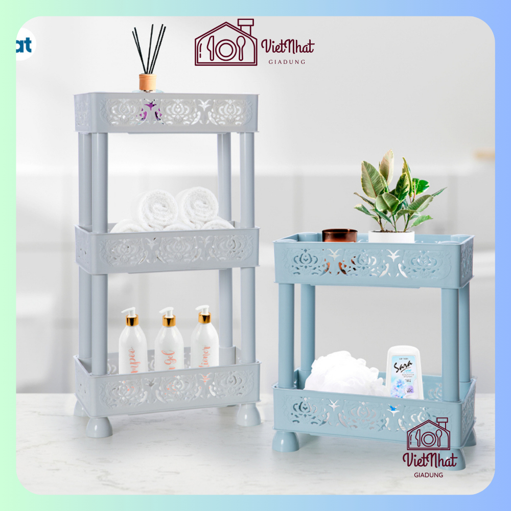 Kệ Chữ Nhật Hoa 3T 5526, Kệ Để Đồ Đa Năng Cao Cấp Việt Nhật