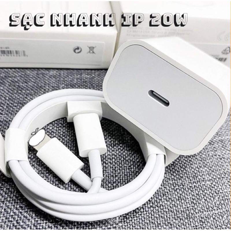 Sạc nhanh PD 20W Không Nóng Máy ,An Toàn Ổn Định bảo hành 12tháng