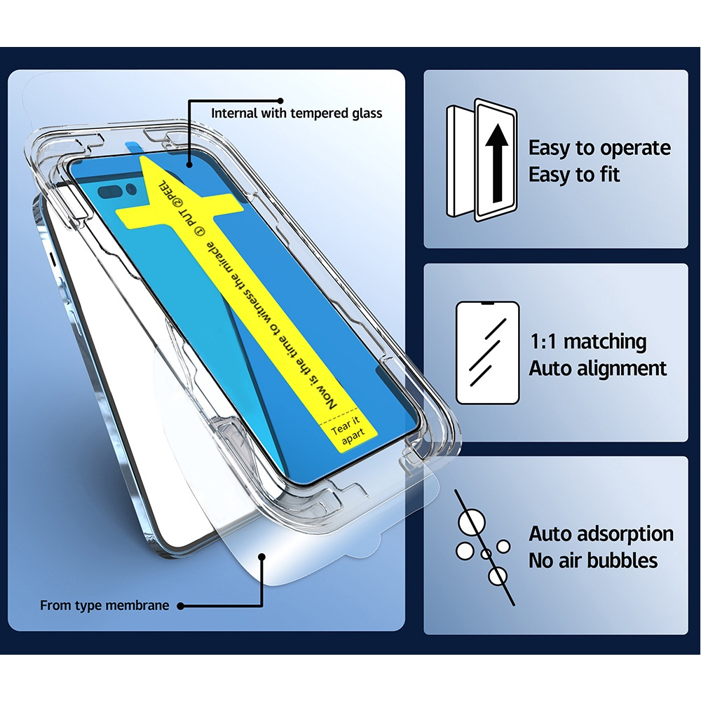 Kính cường lực iphone tự dán KINGKONG  chống nhìn trộm cho ip 7P/8P/X/Xsmax/11/11promax/...13promax