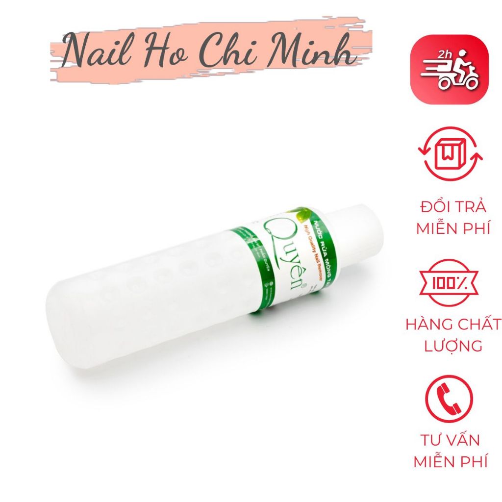 Nước rửa móng aceton Quyên chính hãng - Nước rửa aceton loại tốt tẩy mạnh, sạch nhanh, mùi dễ chịu