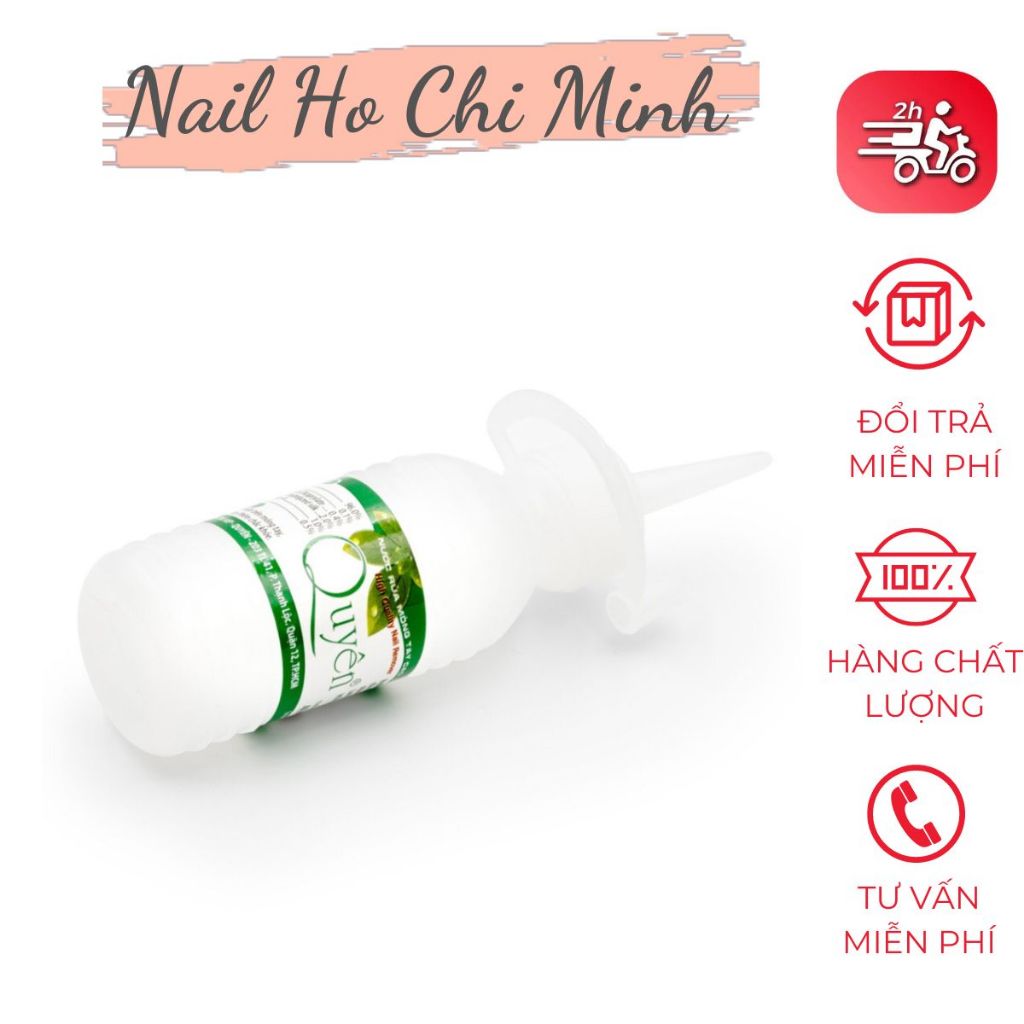 Nước rửa móng aceton Quyên chính hãng - Nước rửa aceton loại tốt tẩy mạnh, sạch nhanh, mùi dễ chịu