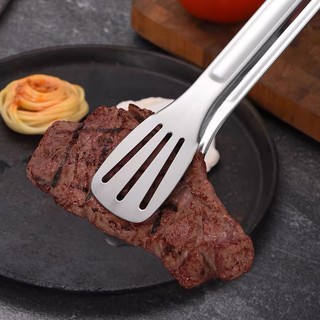 Dụng cụ kẹp gắp thức ăn thực phẩm chống nóng, gắp thịt bánh đồ bếp hấp nướng lò vi sóng, gắp đá lớn nhỏ chuyên dụng inox