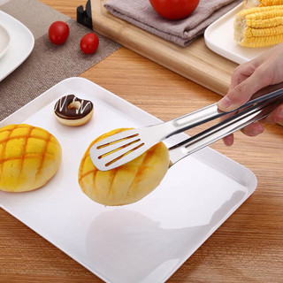 Dụng cụ kẹp gắp thức ăn thực phẩm chống nóng, gắp thịt bánh đồ bếp hấp nướng lò vi sóng, gắp đá lớn nhỏ chuyên dụng inox